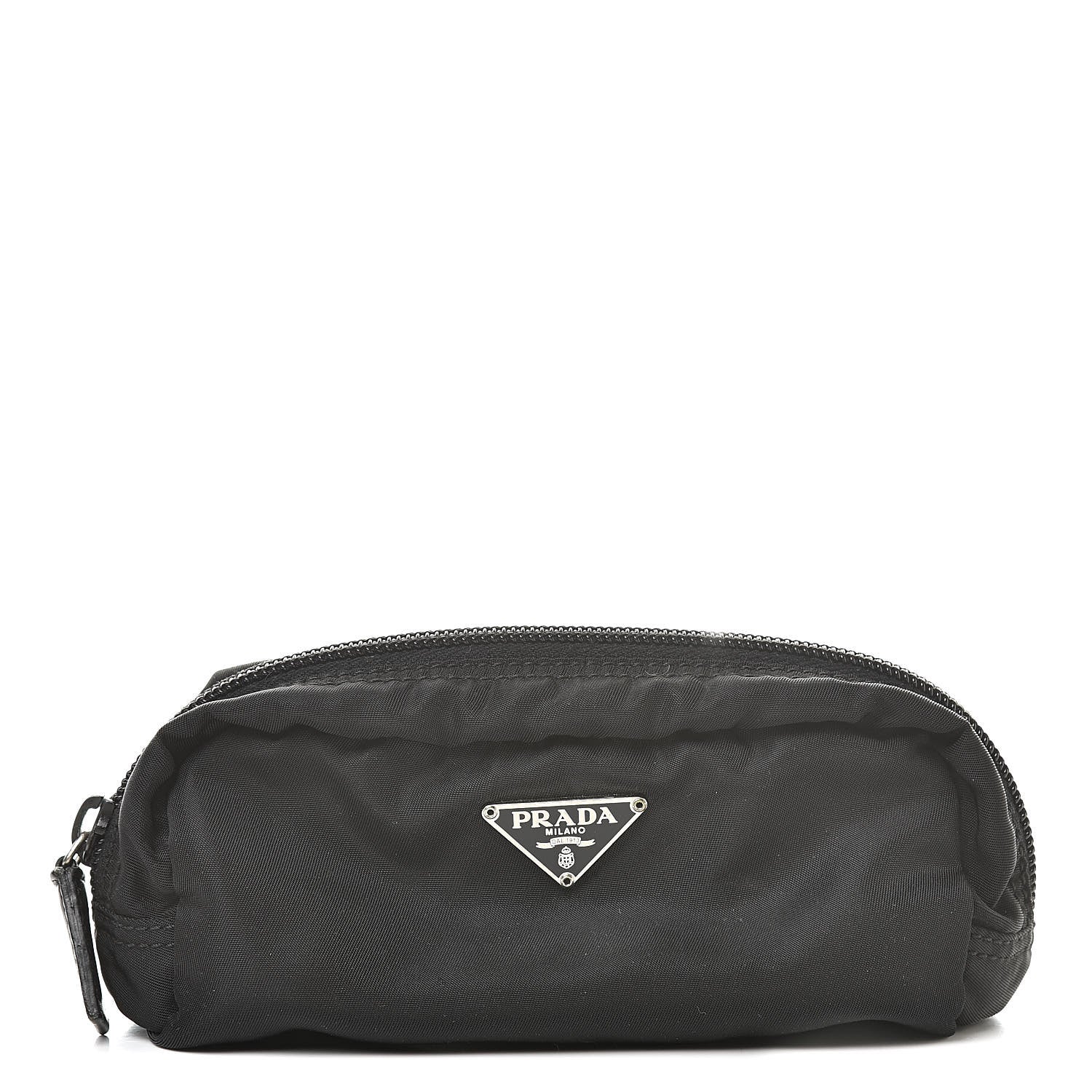Prada Nylon Vela Cosmetic Pouch Black 1 of 7