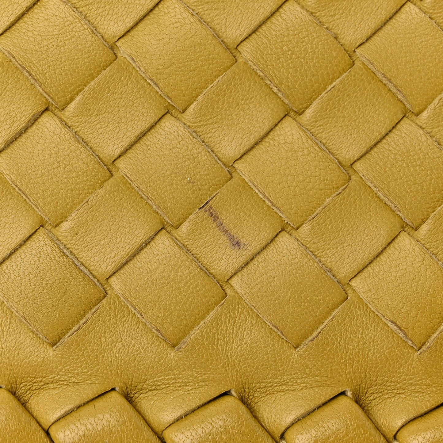 Nappa Intrecciato Small Olimpia Shoulder Bag Chartreuse