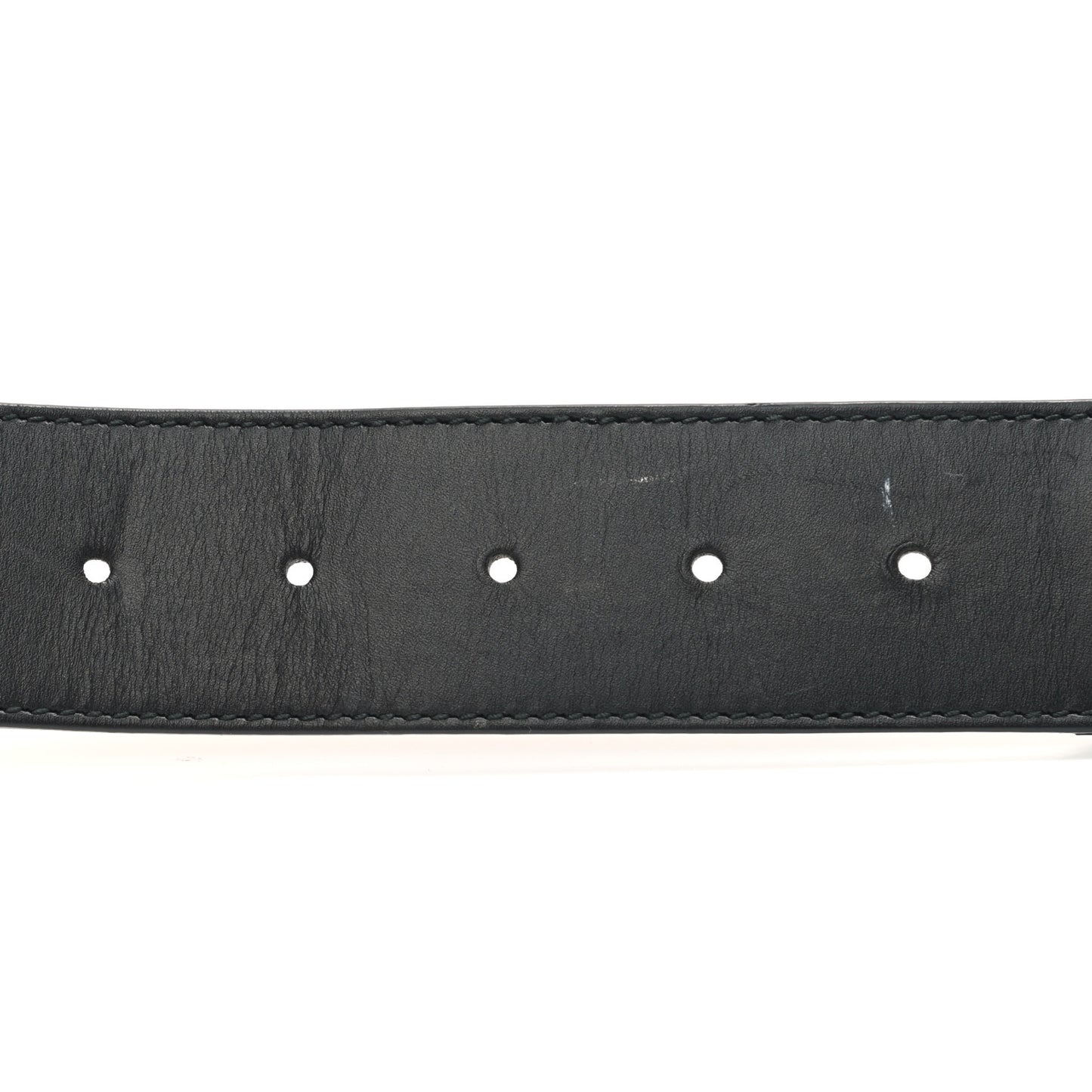 Nylon Calfskin Double G Web 40mm Belt 85 34 Green Red Black