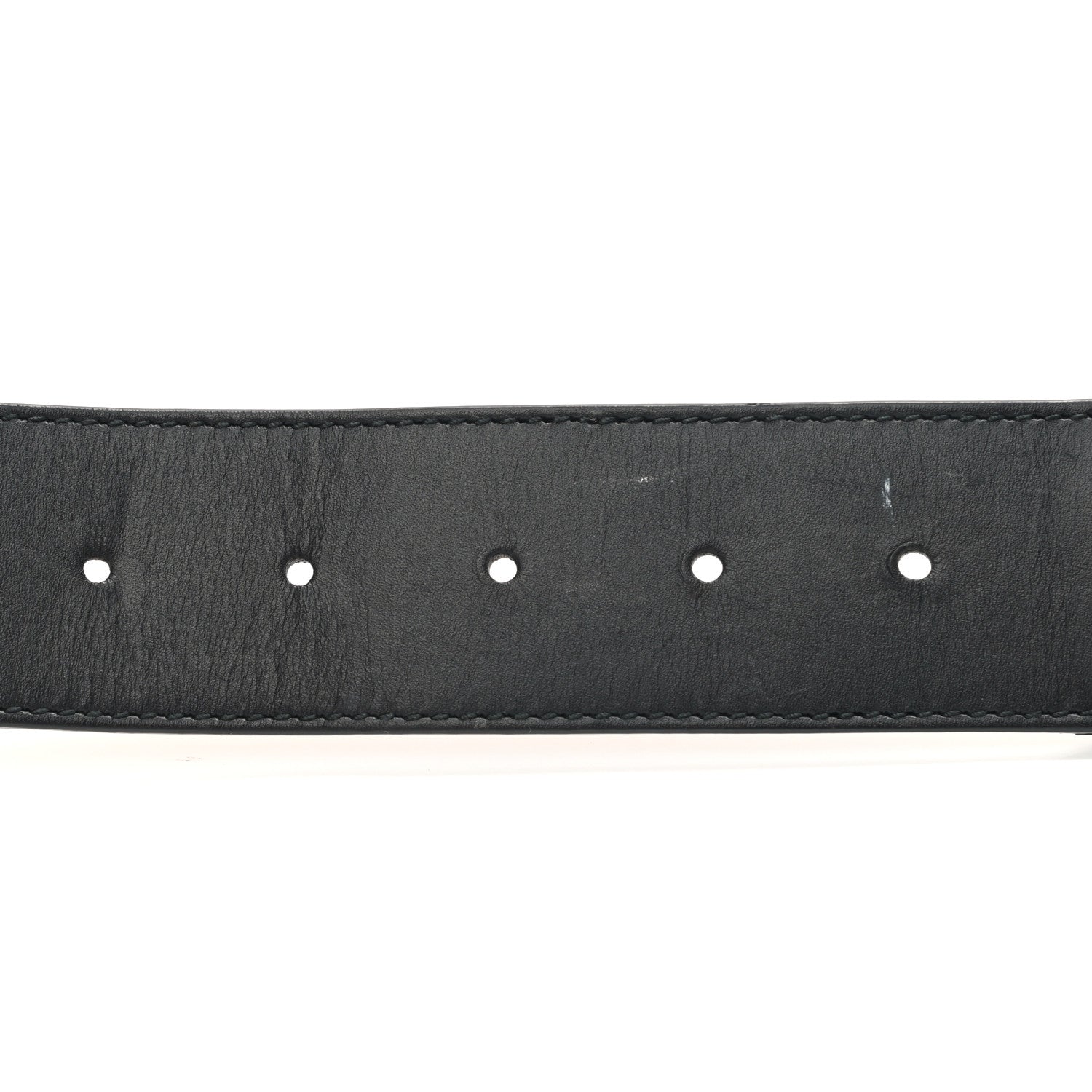 Gucci Nylon Calfskin Double G Web 40mm Belt 85 34 Green Red Black 3 of 8