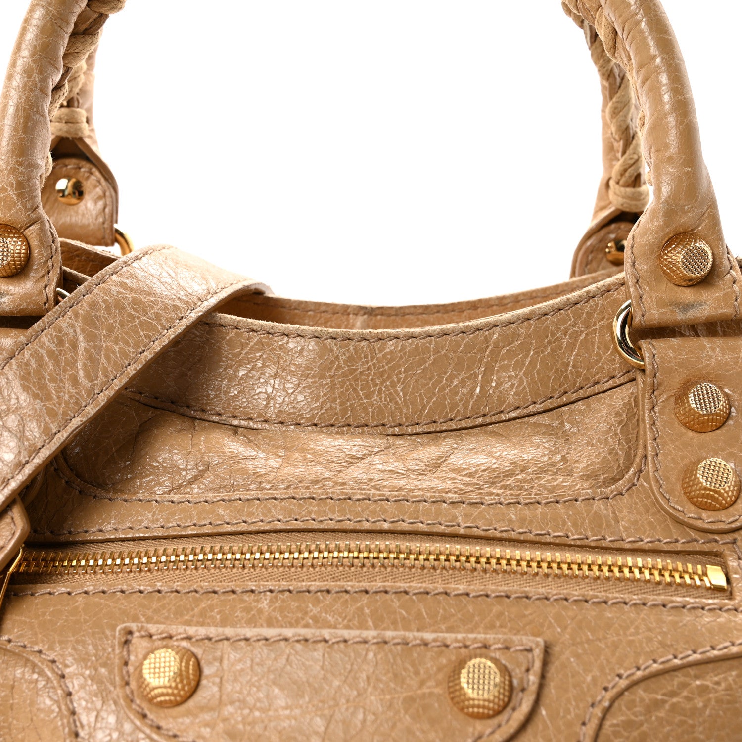 Balenciaga Agneau Giant 12 Gold Hardware Velo Beige 1790926