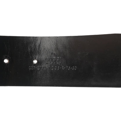 Gucci Calfskin Interlocking G Belt 75 30 Black 3 of 4