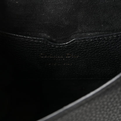 Christian Dior Grained Calfskin Medium Bobby Flap Black 6 of 9
