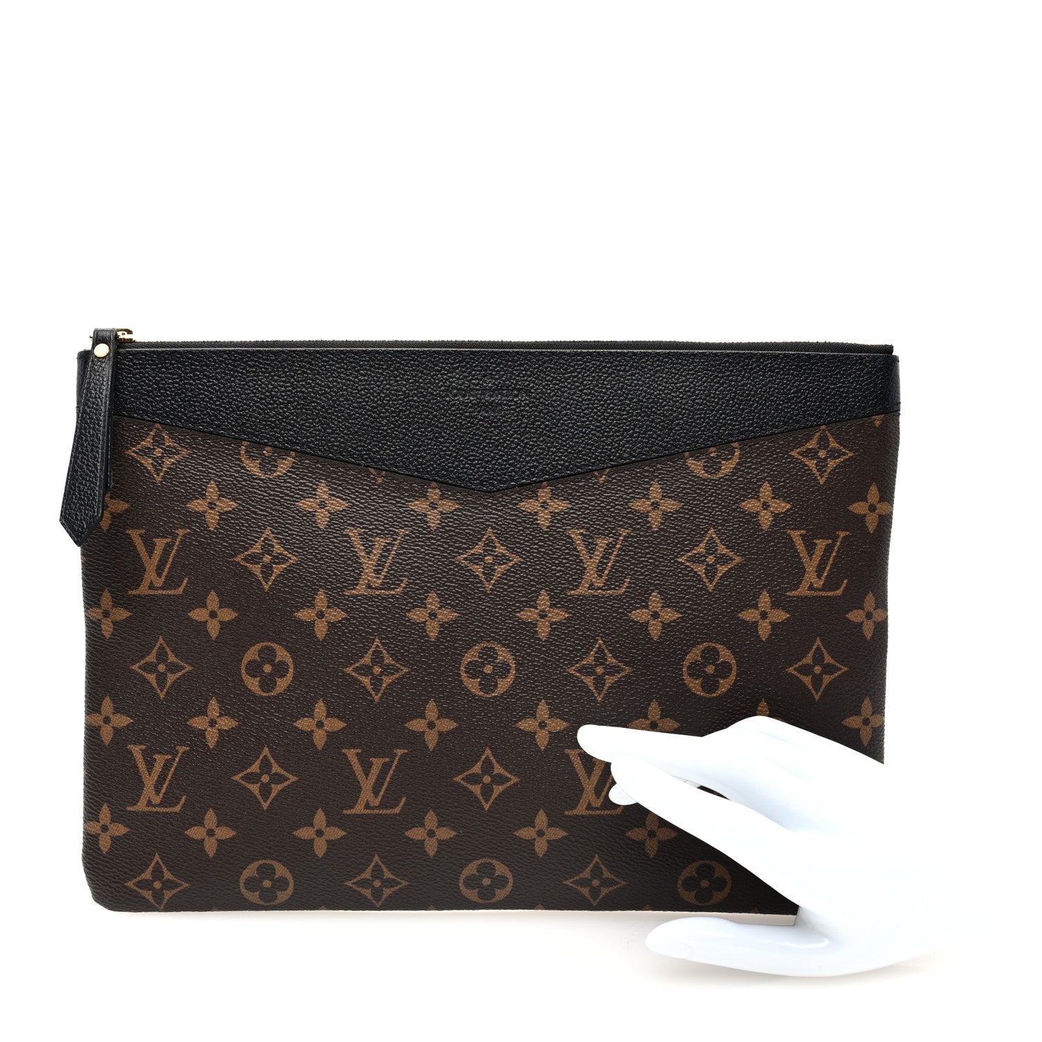 Louis Vuitton Monogram Daily Pouch Black 2 of 6