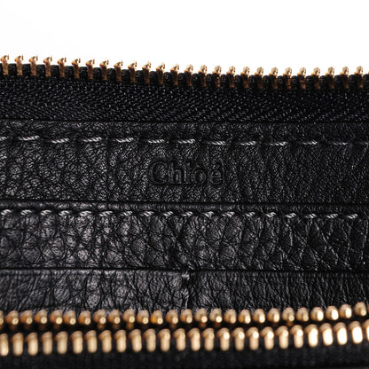 Chloe Grained Calfskin Marcie Long Zip Around Wallet Black 5 of 9