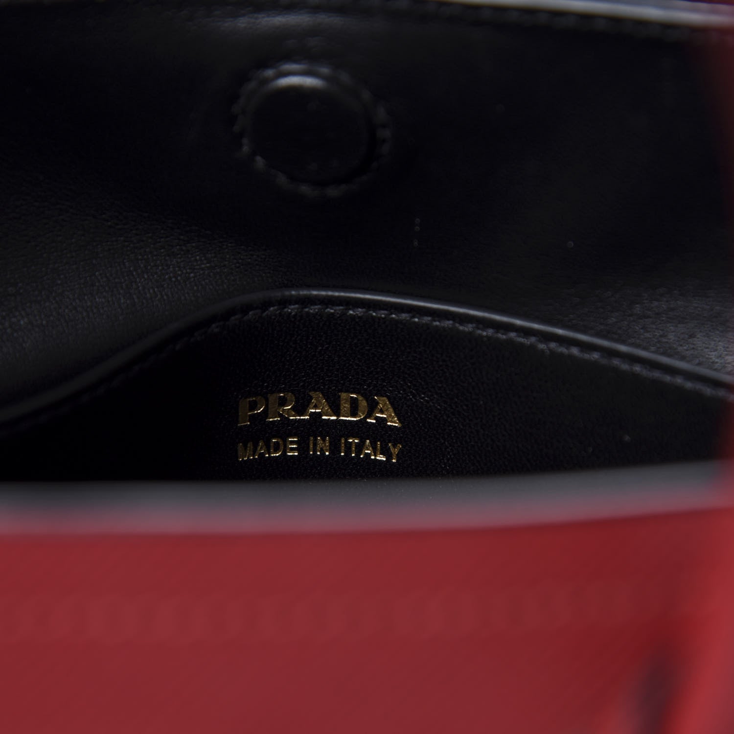 Prada Saffiano Cuir Medium Double Bag Fuoco Black 10 of 11