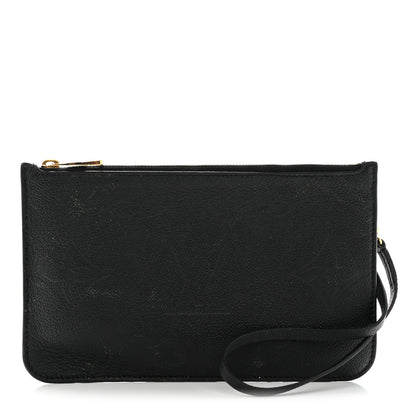 Louis Vuitton Empreinte Monogram Giant Neverfull MM Pochette Black 1 of 16