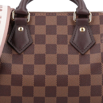 Louis Vuitton Damier Ebene Speedy Bandouliere 20 6 of 8