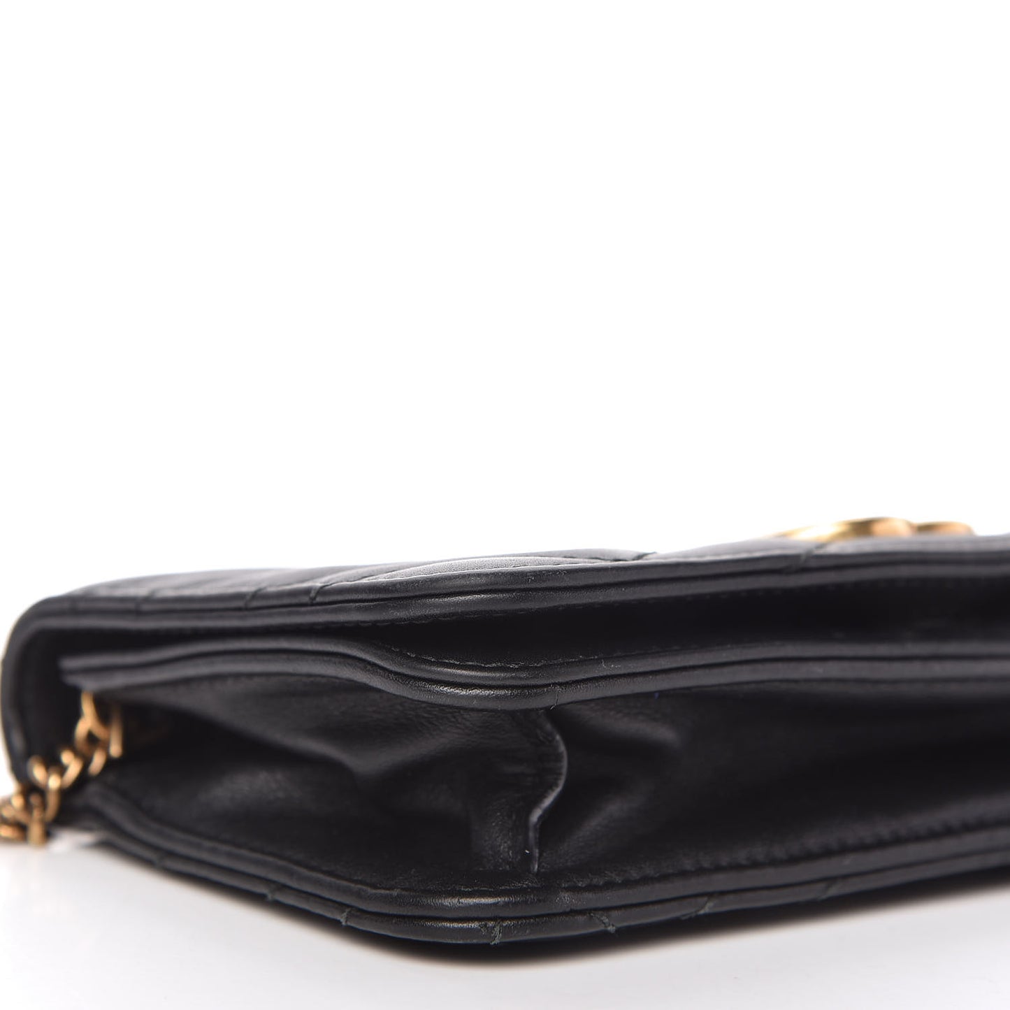 Calfskin Matelasse GG Marmont Mini Bag Black