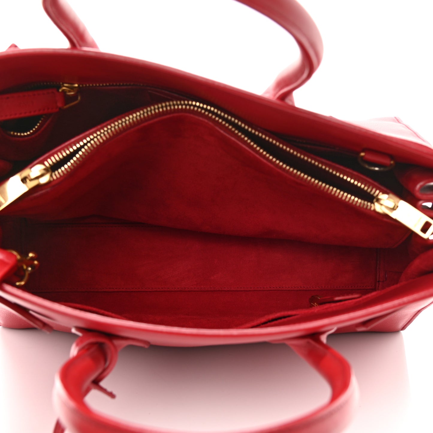 Calfskin Small Sac De Jour Lipstick Red