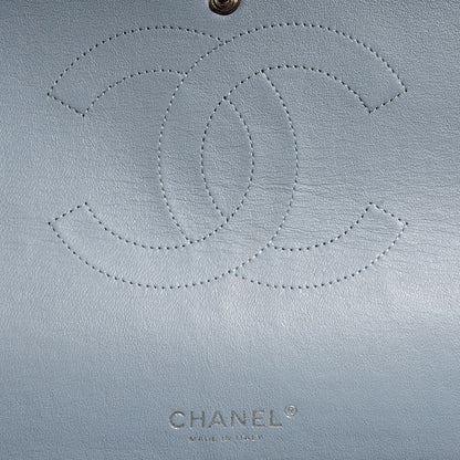 Chanel Iridescent Caviar Maxi Double Flap Grey 8 of 9