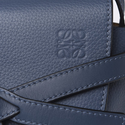 Loewe Grained Calfskin Mini Gate Crossbody Bag Steel Blue 8 of 8