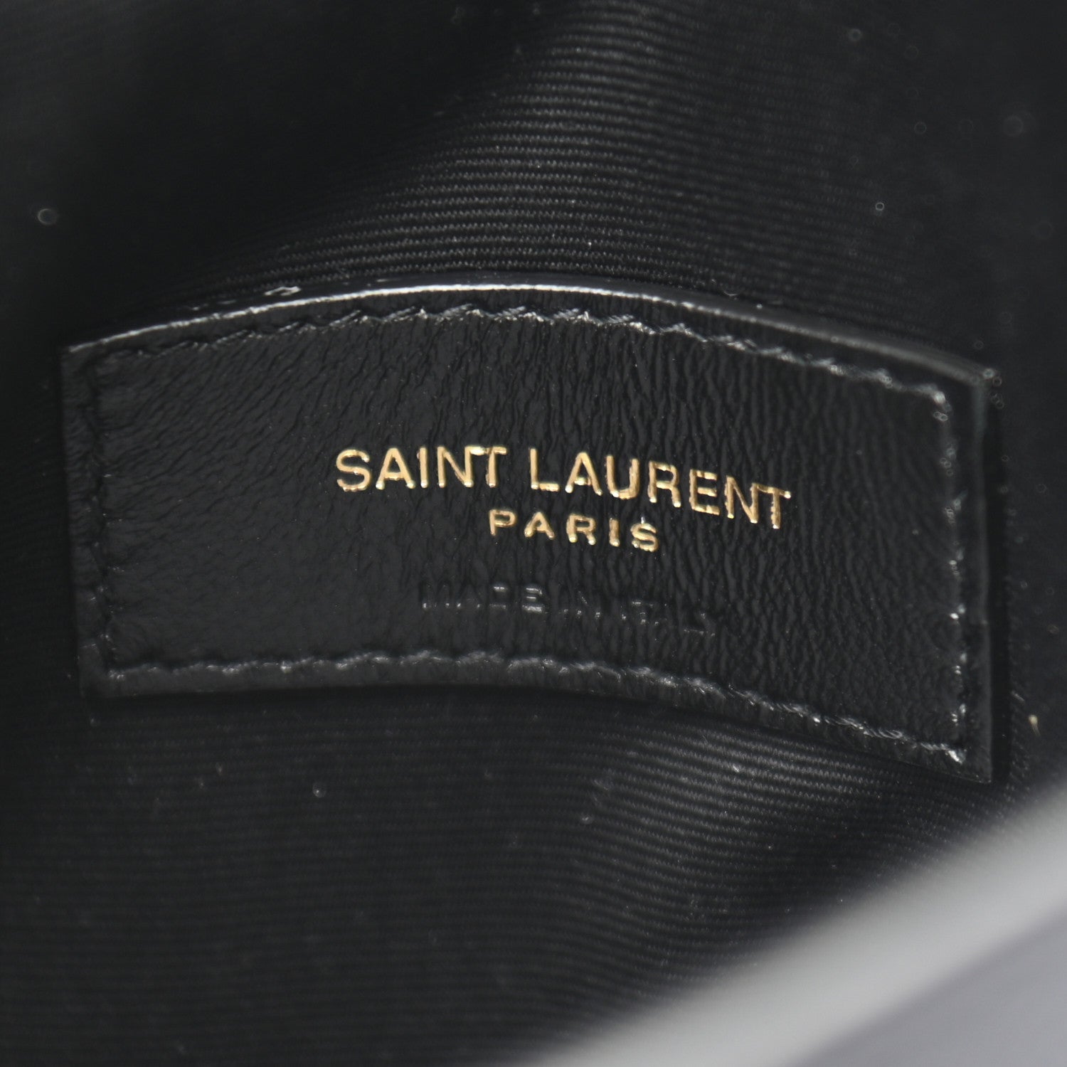 Saint Laurent Grain De Poudre Uptown Baby Pouch Black 6 of 7
