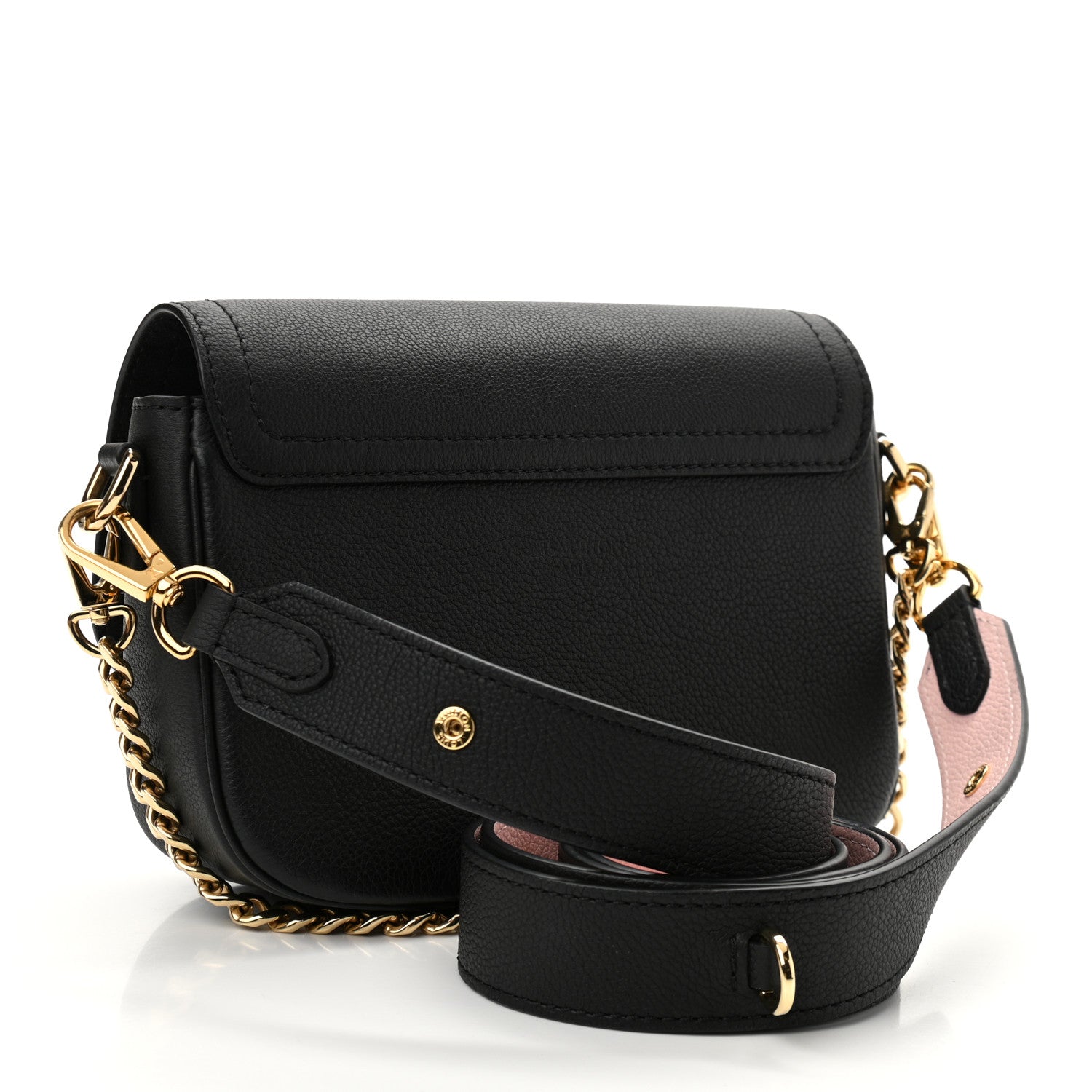Louis Vuitton Grained Calfskin Lockme Tender Black 3 of 12
