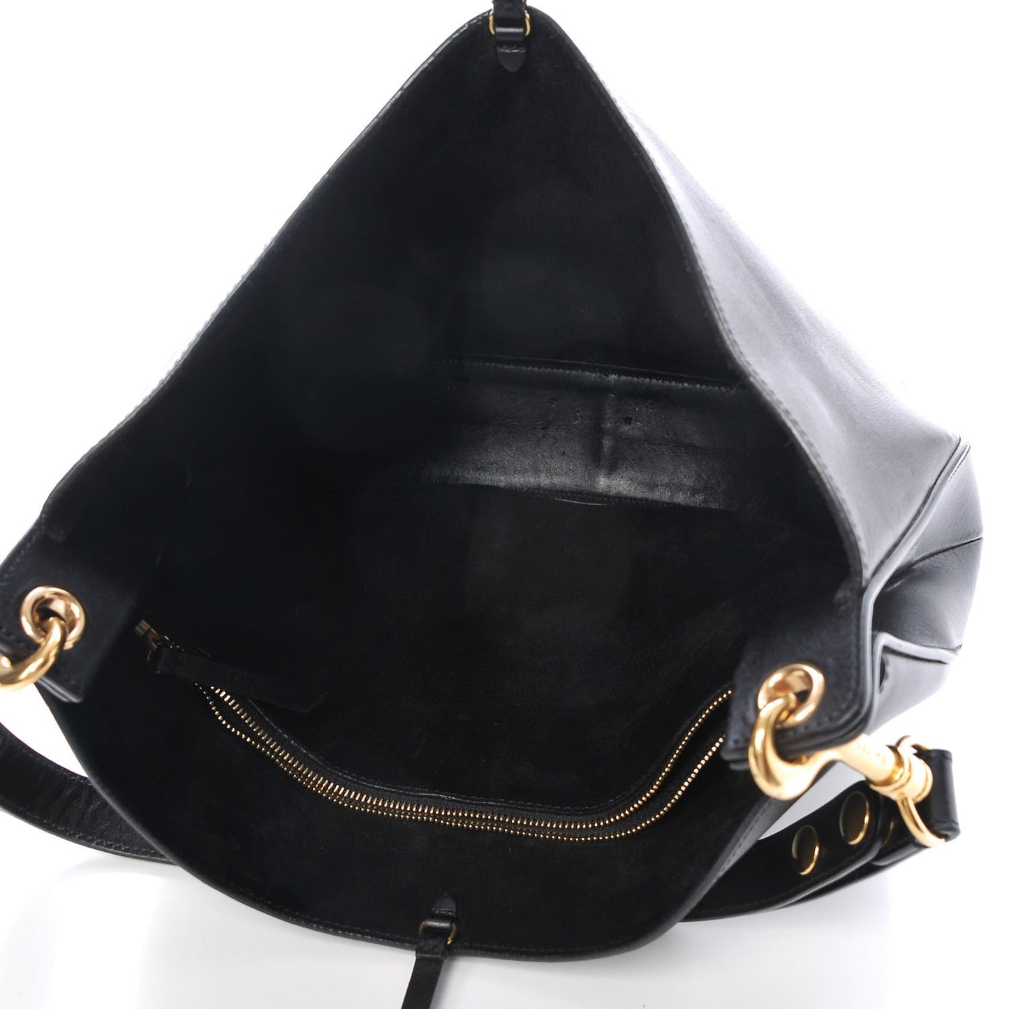 Supple Calfskin Medium Hobo Black
