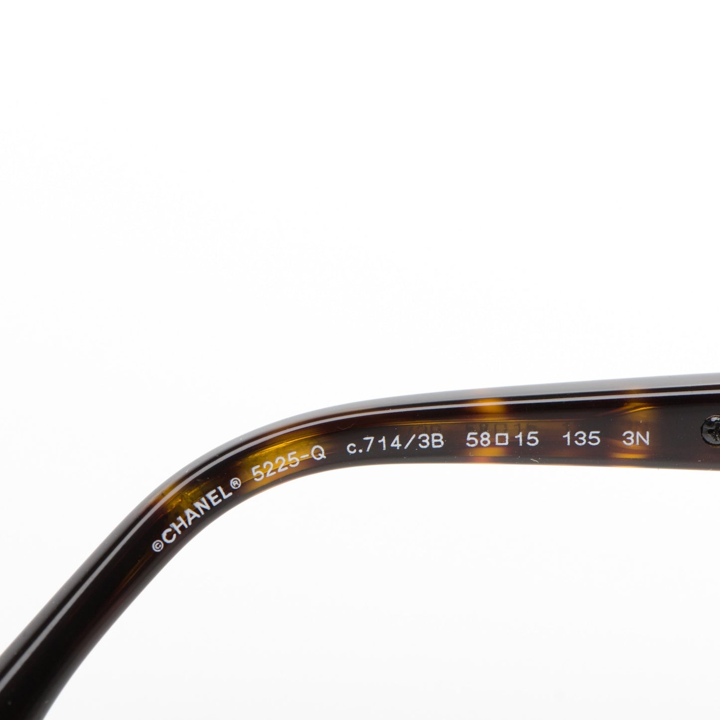 Quilted CC Sunglasses 5225Q Tortoise