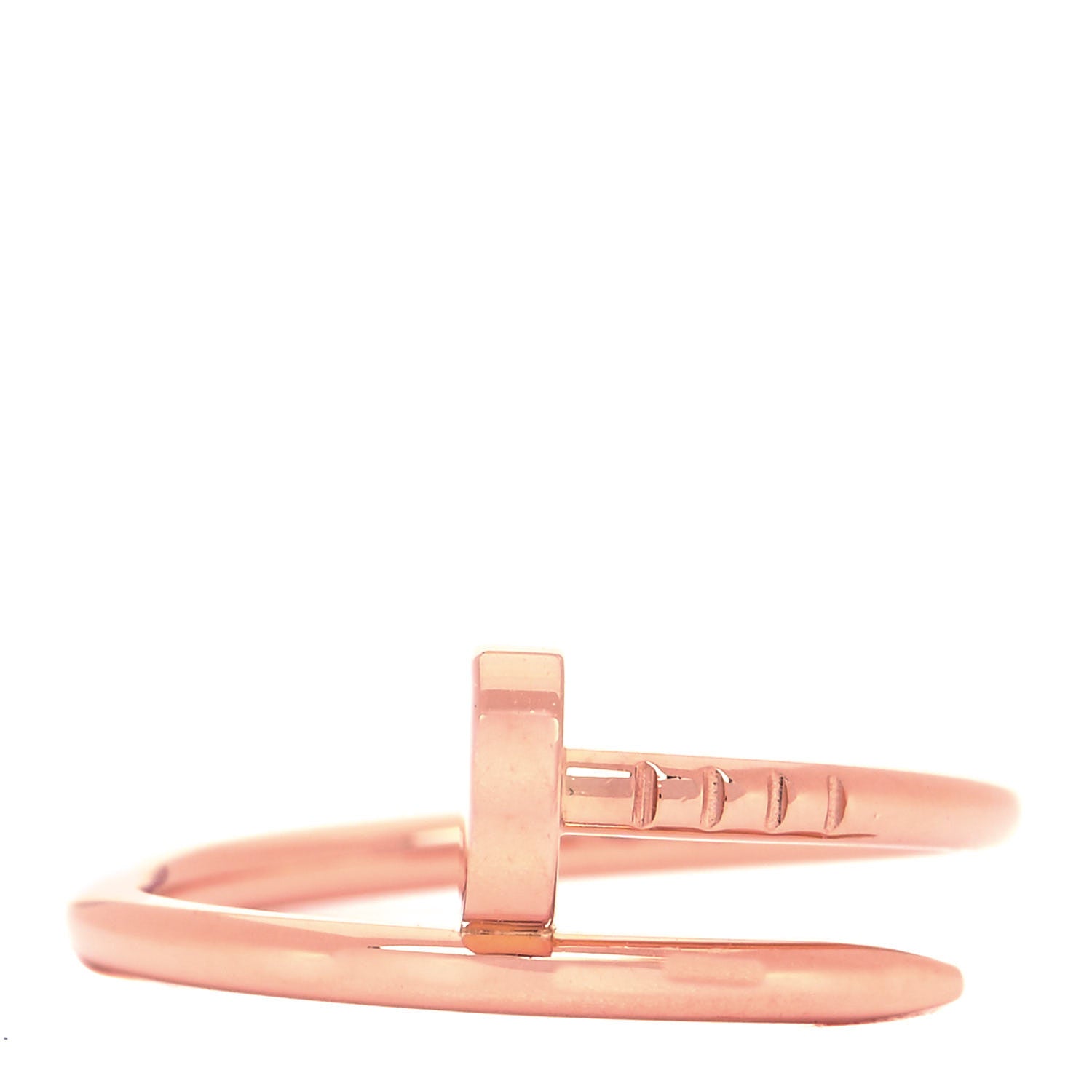 Cartier 18K Pink Gold Small Juste Un Clou Ring 51 5.75 1 of 5