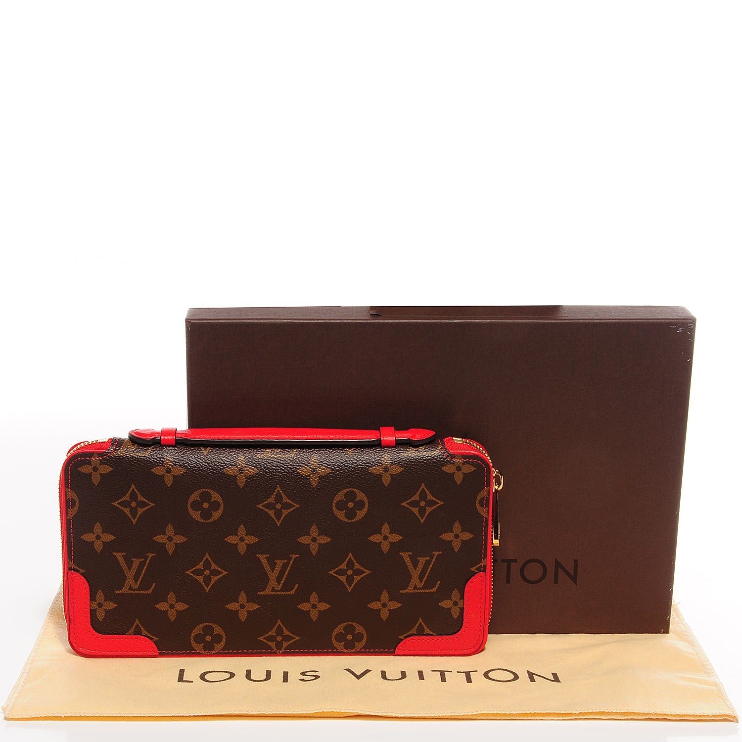 Louis Vuitton Monogram Daily Organizer Red 5 of 9