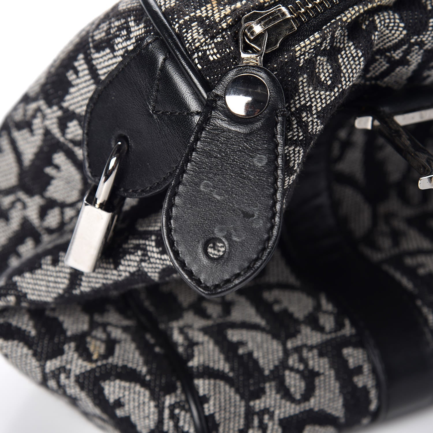 Christian Dior Monogram Boston Black 6 of 10