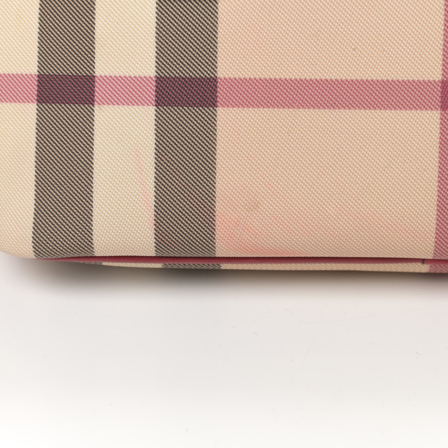 Burberry House Check Top Handle Bag Red 13 of 19