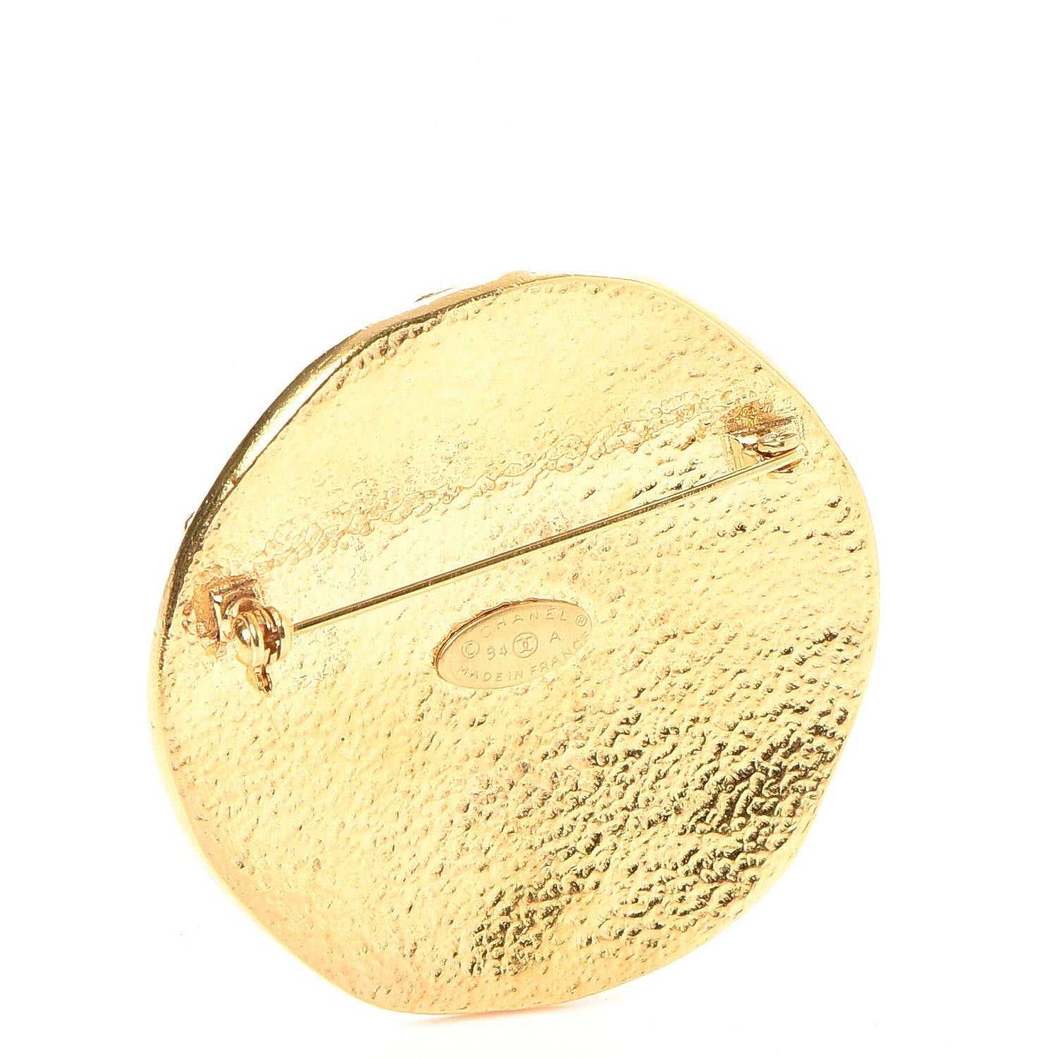 Chanel CC Sun Brooch Gold 3 of 6