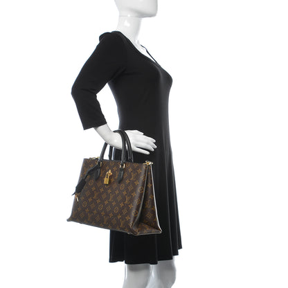 Louis Vuitton Monogram Flower Tote Black 3 of 11