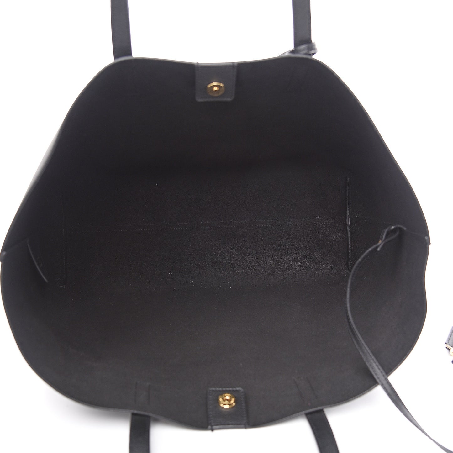 Calfskin Large Shopping Tote Black