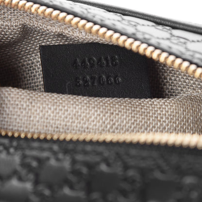 Gucci Microguccissima Mini Bree Messenger Bag Black 7 of 7