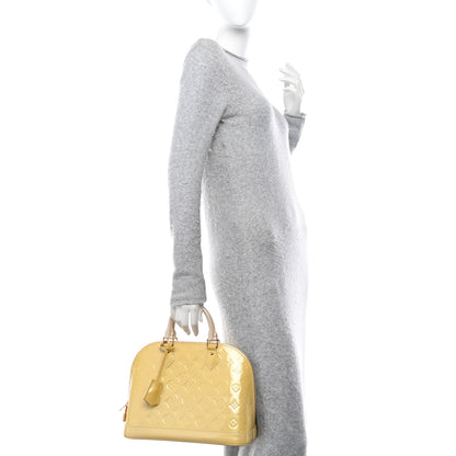 Louis Vuitton Vernis Alma PM Citrine 2 of 12