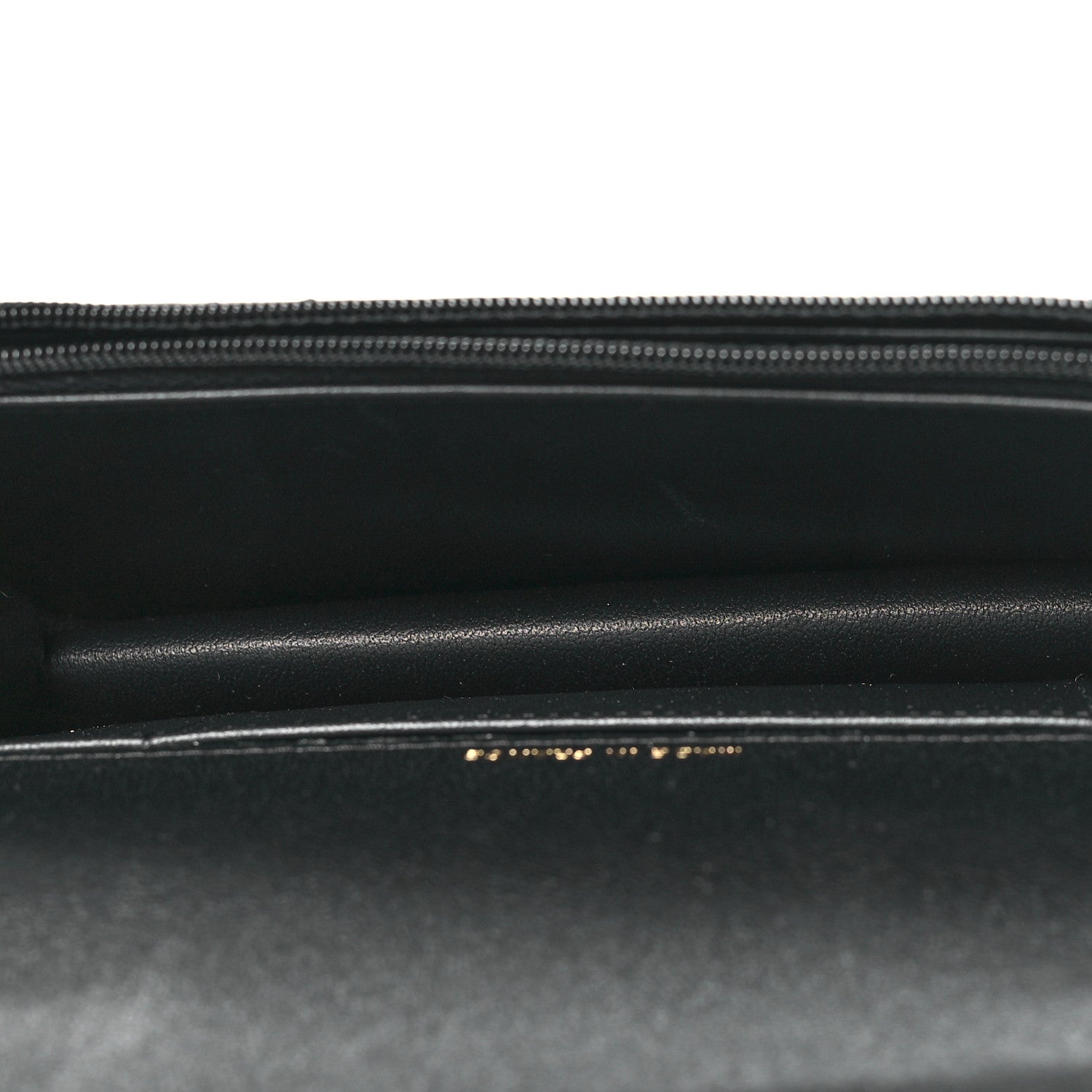 Chanel Lambskin Quilted Flap Phone Holder With Chain Black 4 of 12
