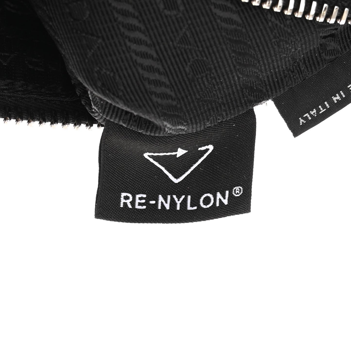 Re-Nylon Saffiano Re-Edition 2000 Double Zip Crossbody Bag Black