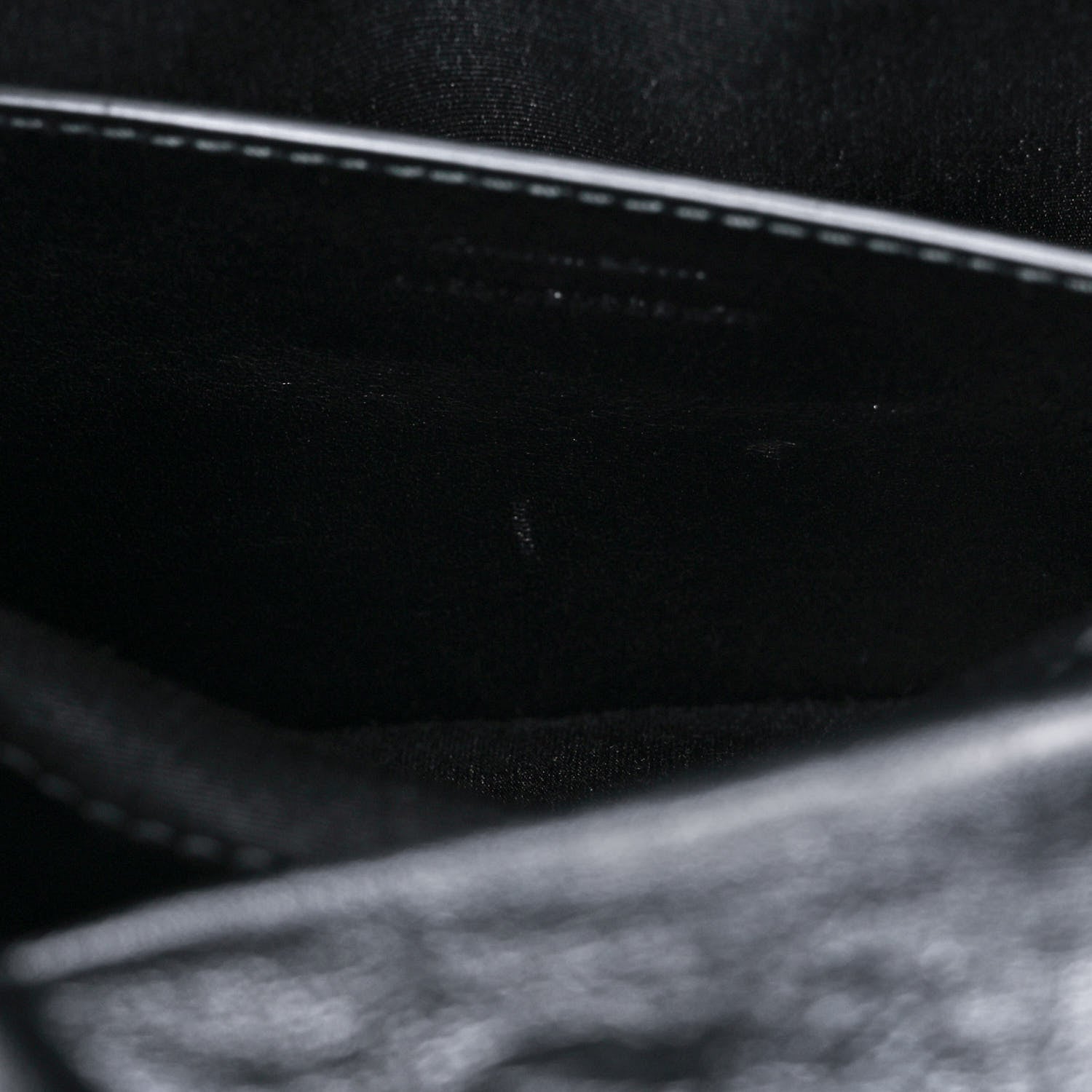 Saint Laurent Crinkled Calfskin Matelasse Monogram Baby Niki Chain Satchel Black 13 of 13