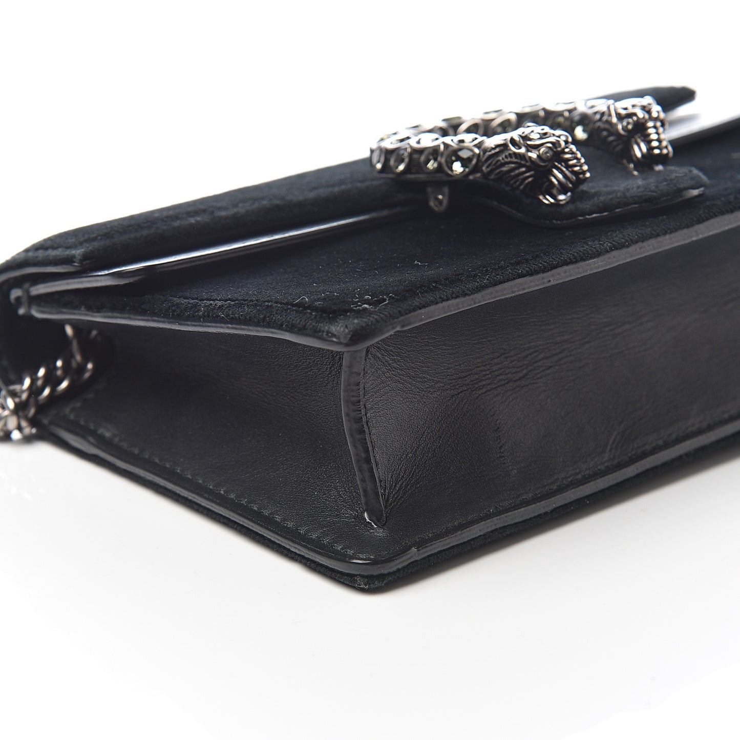 Velvet Super Mini Dionysus Shoulder Bag Black