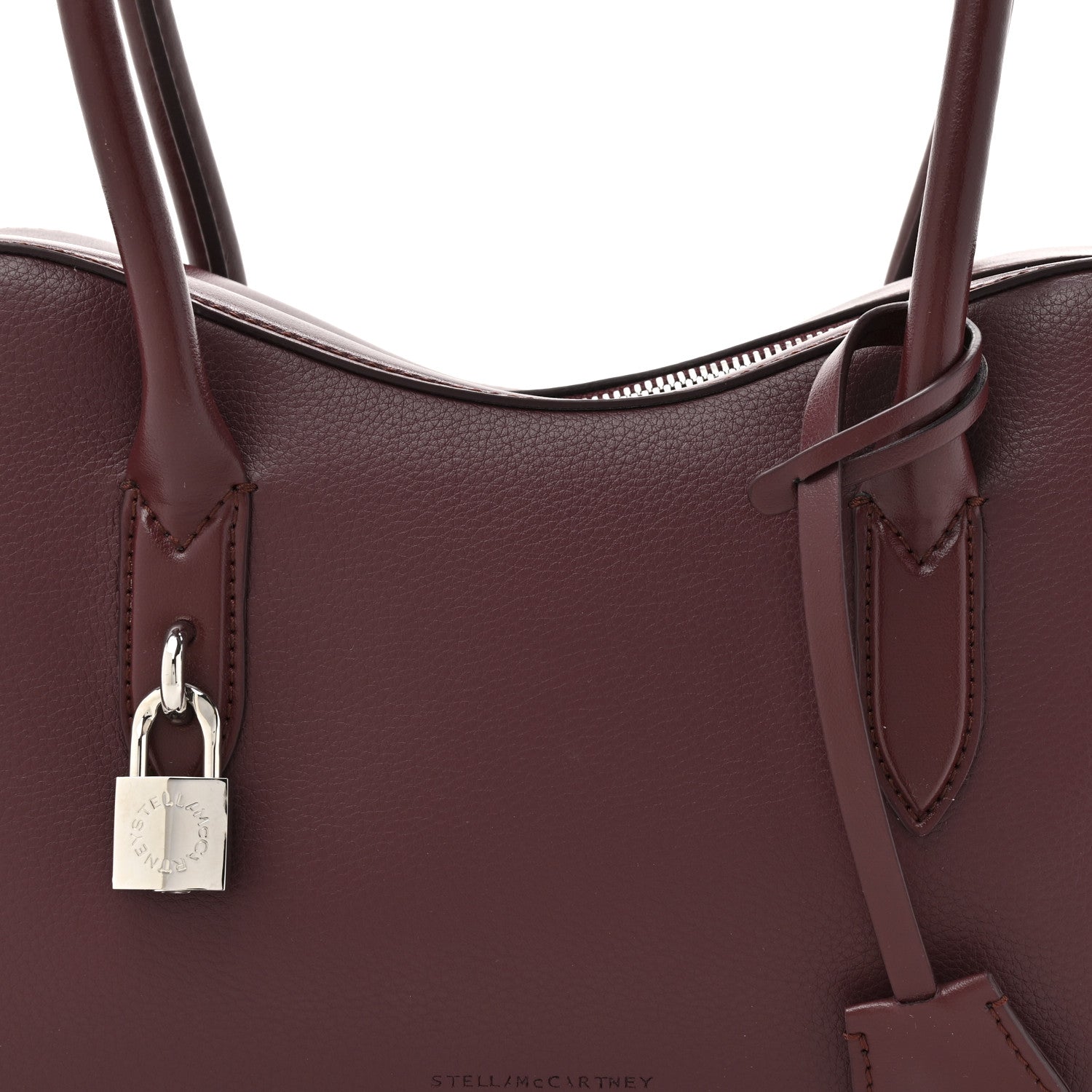 Stella McCartney Eco Grainy Alter Mat Ryder Shoulder Bag Bordeaux 7 of 9