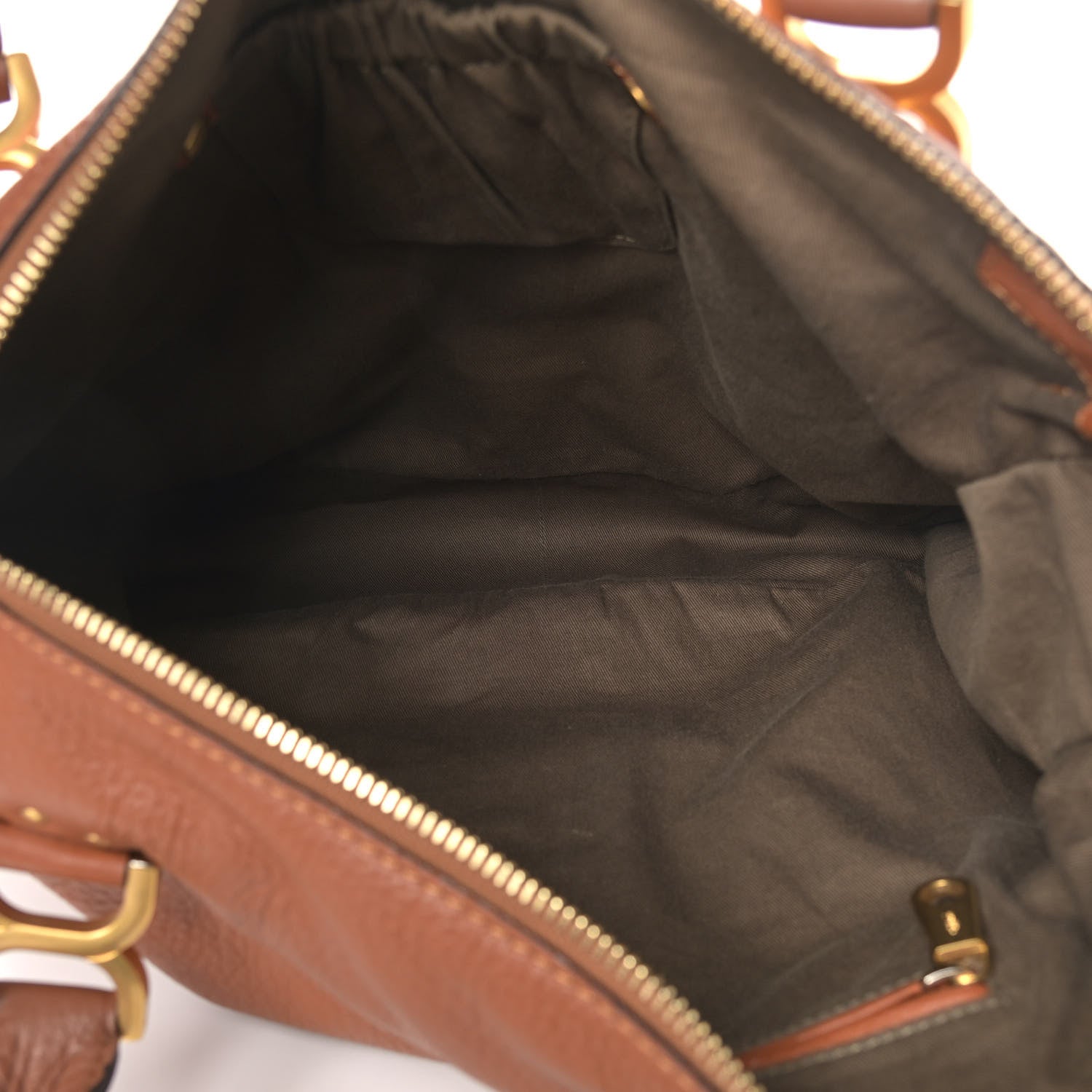 Chloe Calfskin Large Marcie Satchel Tan 5 of 9