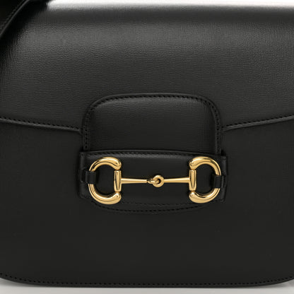 Gucci Azalea Calfskin Horsebit 1955 Shoulder Bag Black 8 of 12