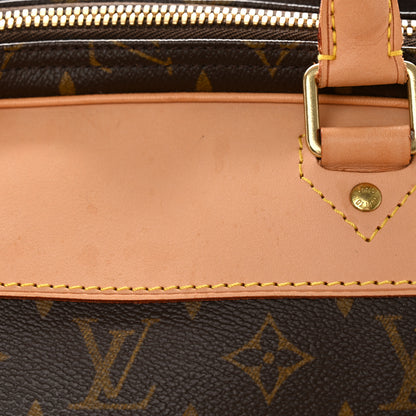 Louis Vuitton Monogram Alize 2 Compartment Luggage Travel Bag 25 of 39
