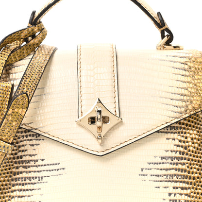 Louis Vuitton Lizard Ombre Rose Des Vents Mini Natural 7 of 10