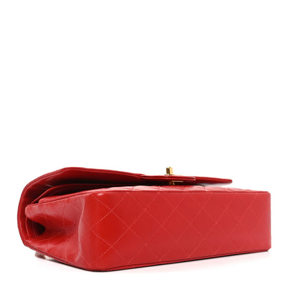 Chanel Lambskin Quilted Medium Double Flap Red 4 of 11