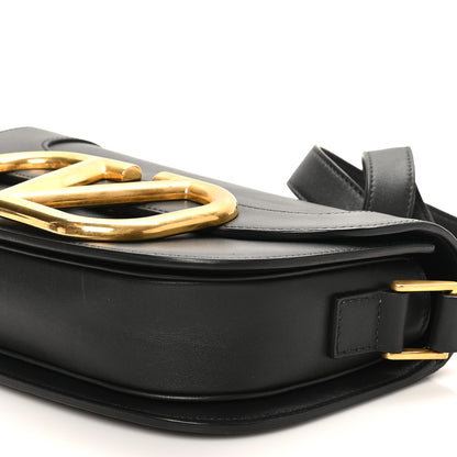 Valentino Garavani Smooth Calfskin Supervee Shoulder Bag Black 9 of 10