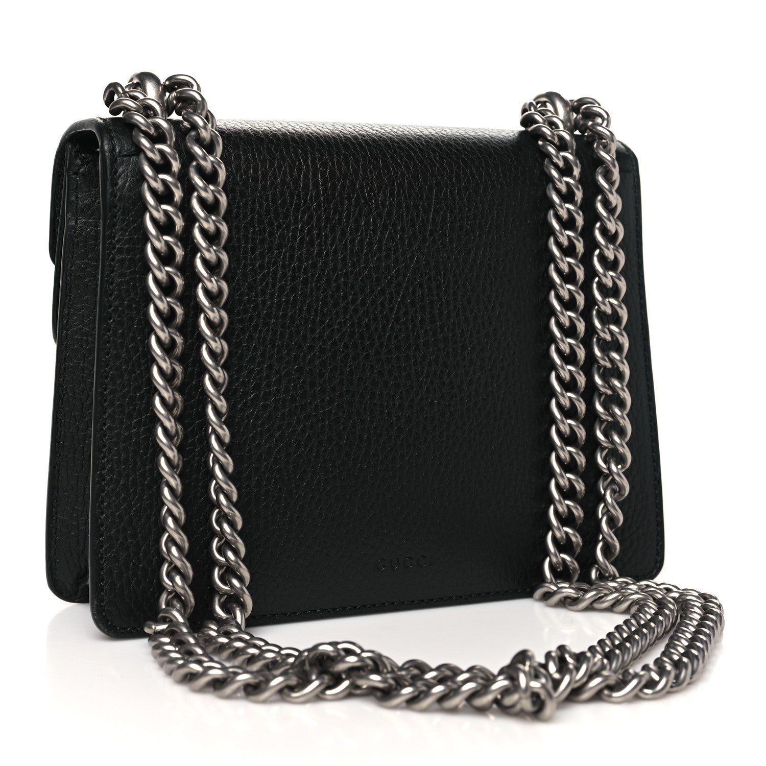 Gucci Calfskin Mini Dionysus Shoulder Bag Black 3 of 10