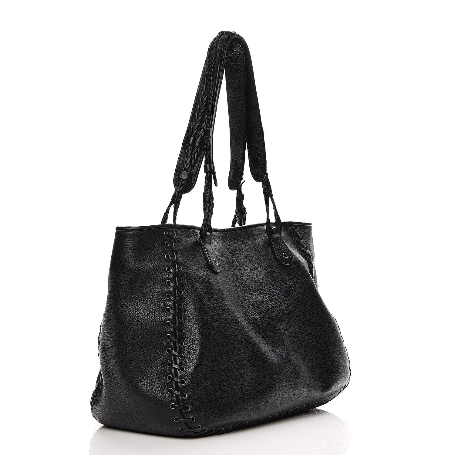 Christian Dior Calfskin Ethnic Tote Black 3 of 9