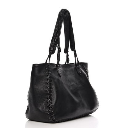 Christian Dior Calfskin Ethnic Tote Black 3 of 9