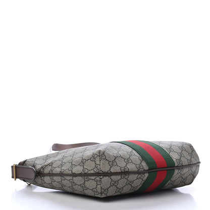 Gucci GG Supreme Monogram Web Small Ophidia Half Moon Hobo Brown 3 of 4