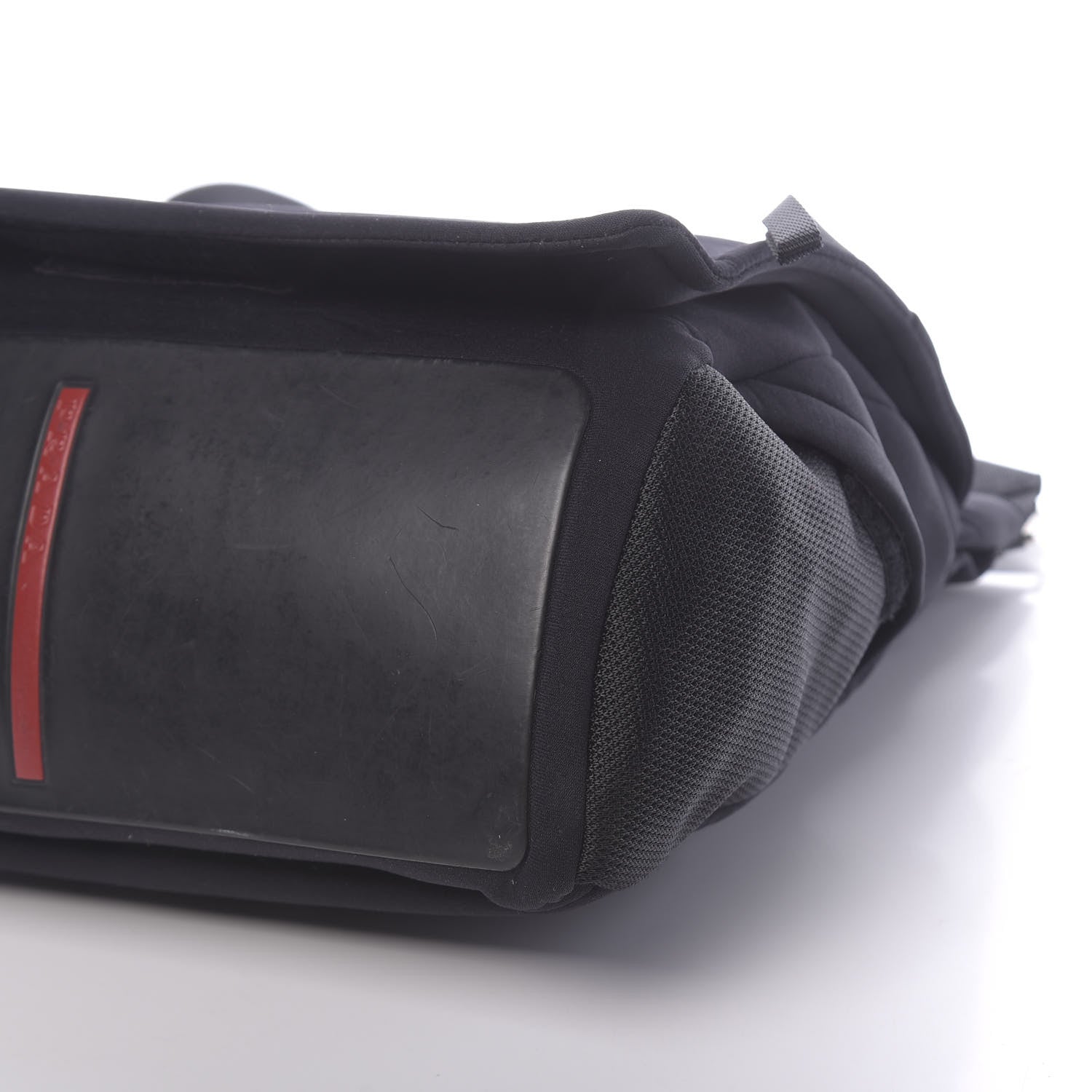Prada Neoprene Sling Messenger Bag Black 9 of 12