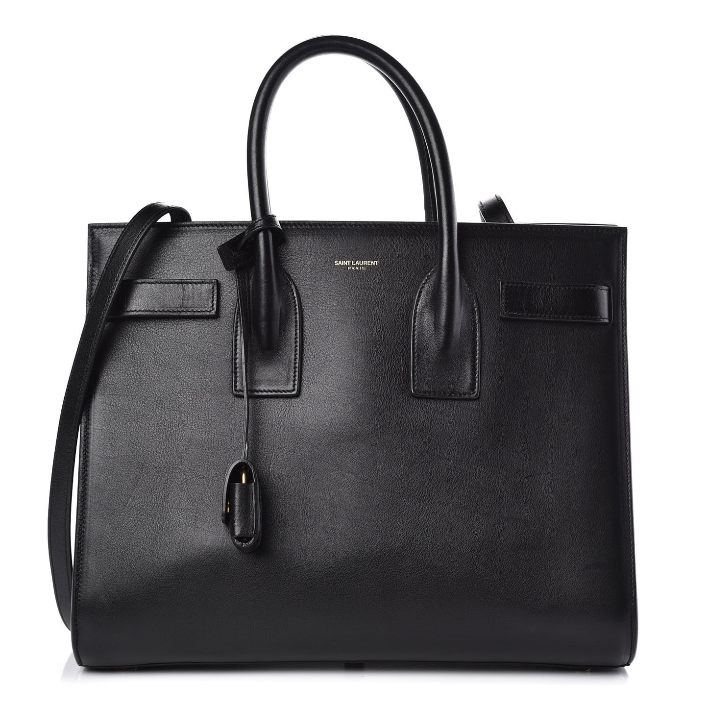 Calfskin Small Sac De Jour Black