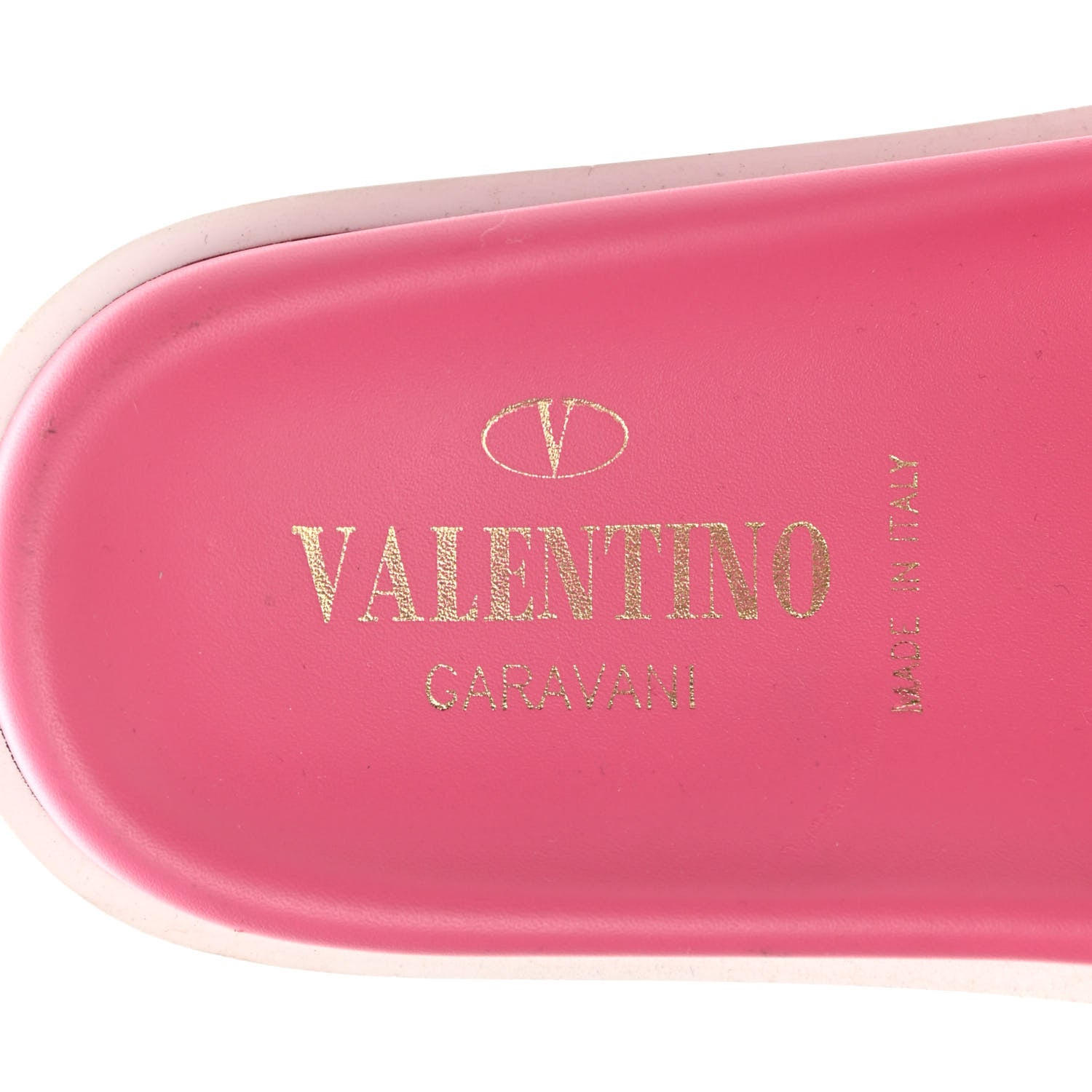 Valentino Garavani Nappa Free Rockstud Spike Slide Sandals 35 Shadow Pink 7 of 12