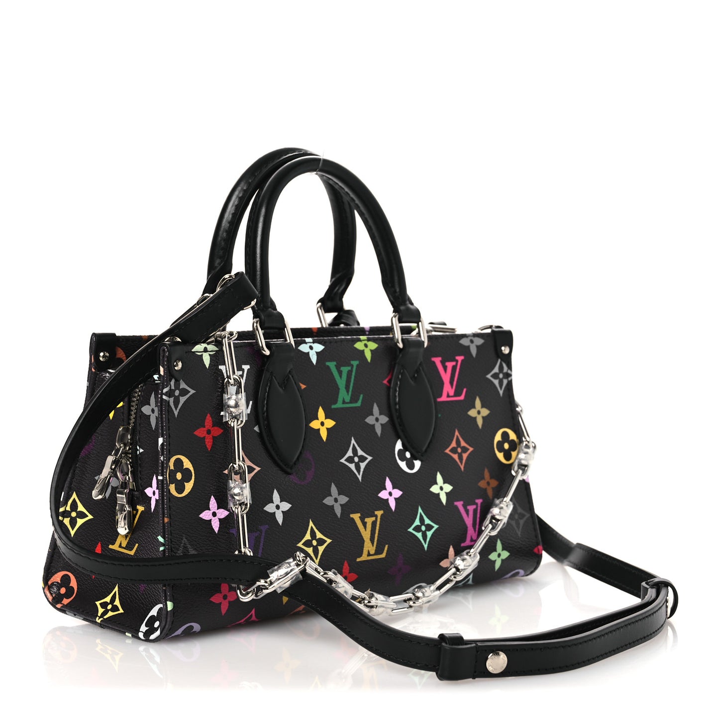 LV X TM Monogram Multicolor OnTheGo East West Black