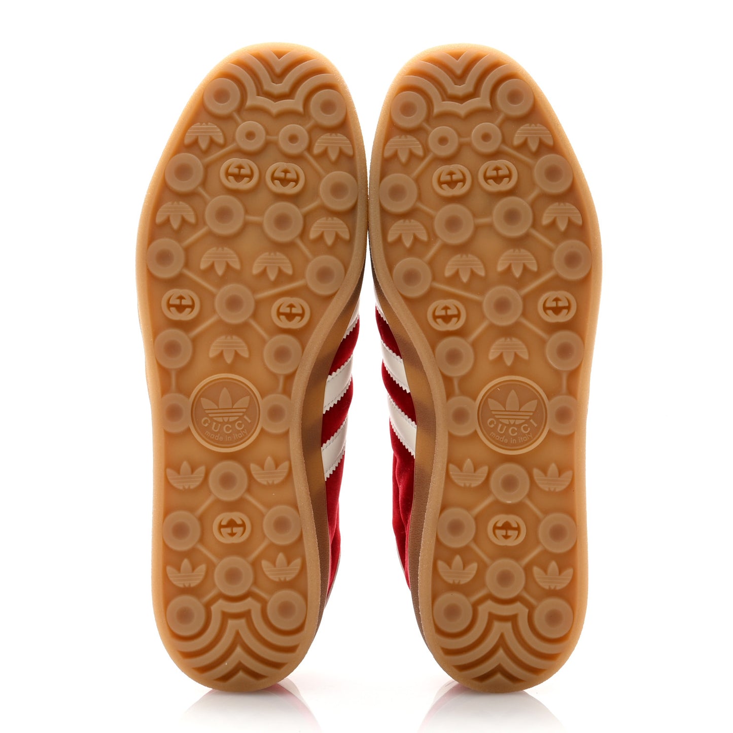 X ADIDAS Softy Velvet Suede Madeira Demetra Mens Gazelle Sneakers 11 Vulcanic Red Off White Hibiscus Red