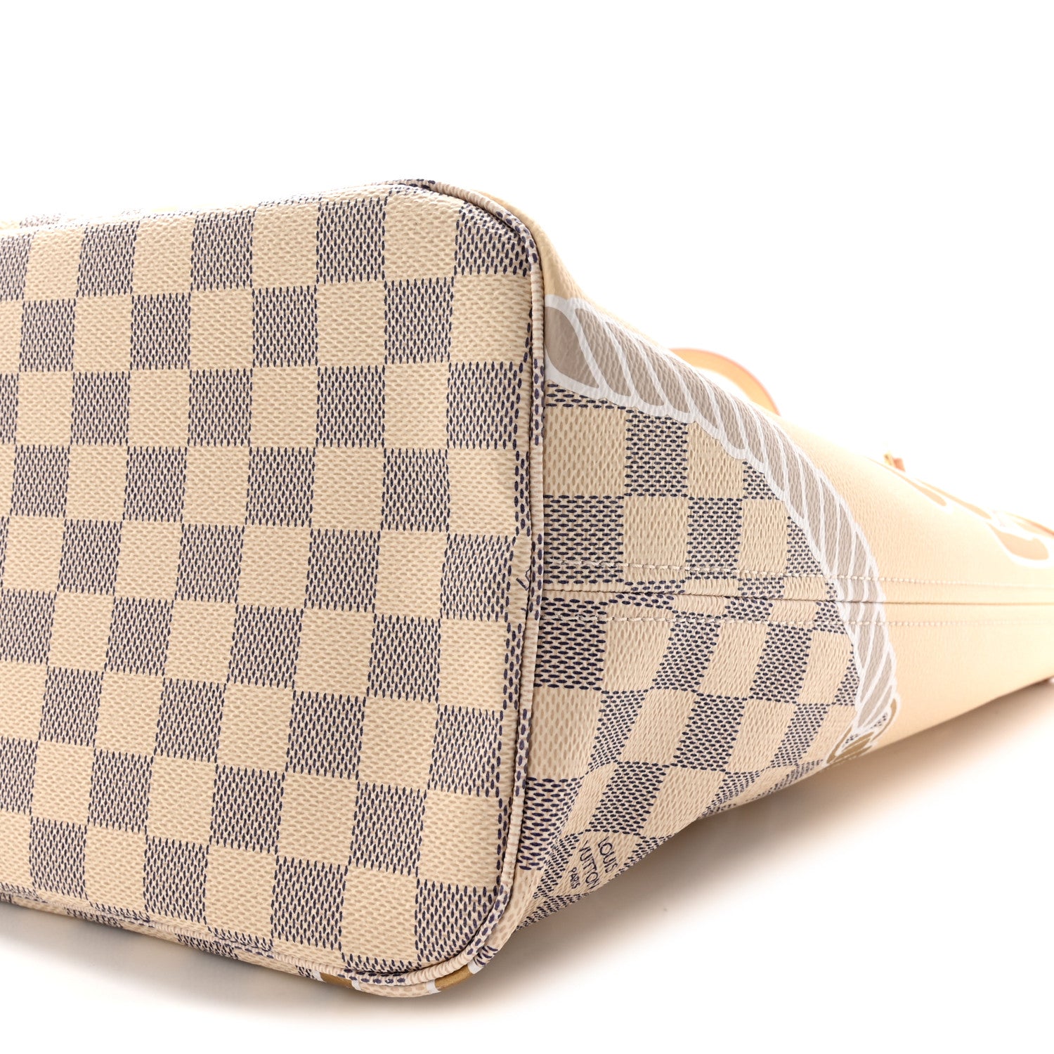 Louis Vuitton Damier Azur Nautical Neverfull MM 9 of 9